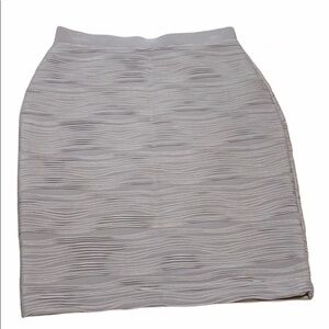 NY Collection Tan Pencil Skirt